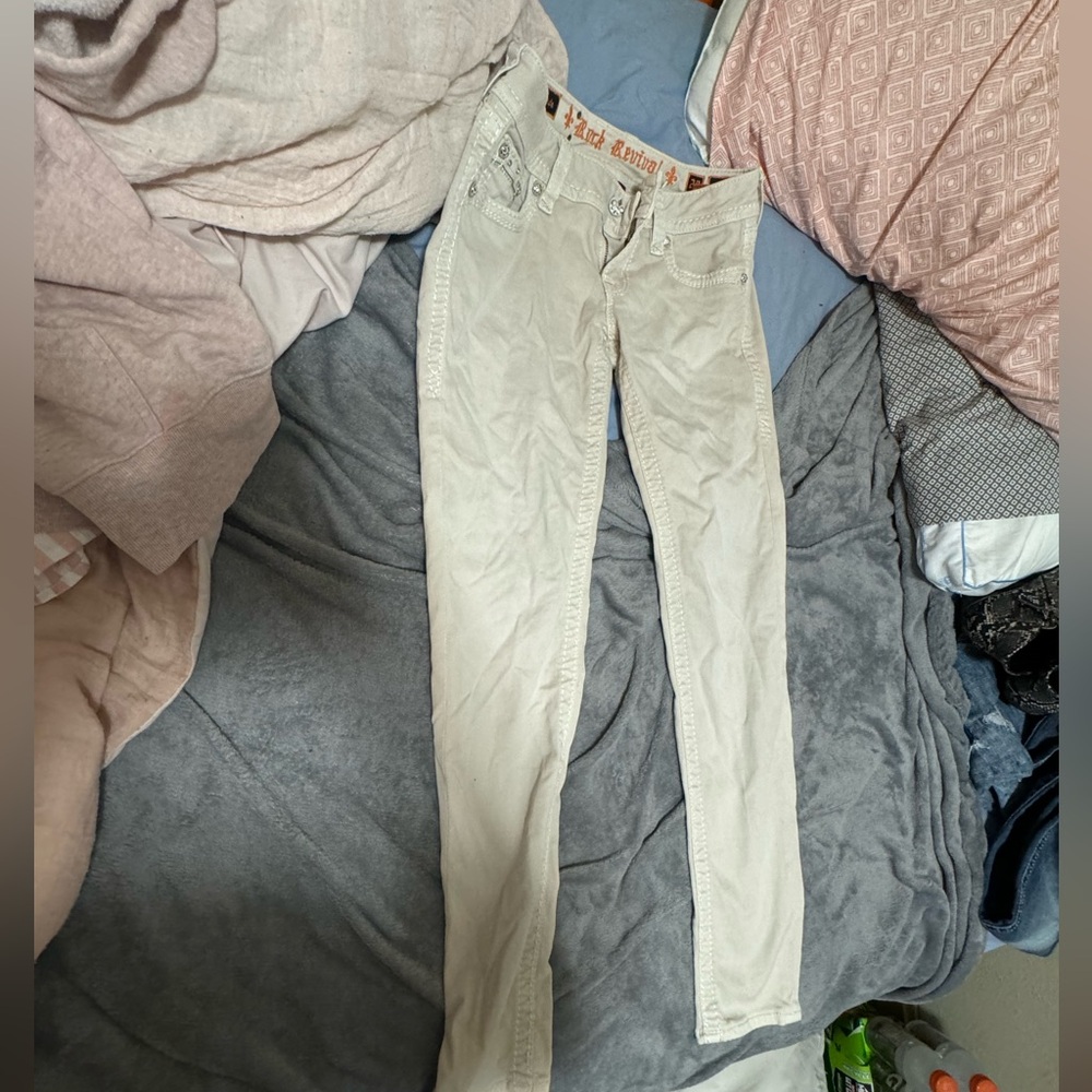 Size 29 Rock Revival White Jeans